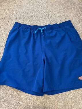 Blue swim trunks